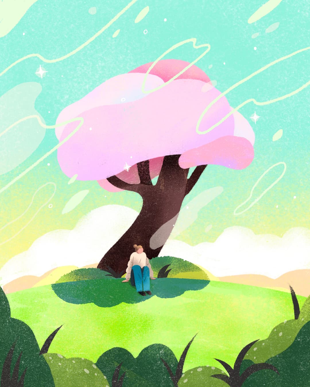 End of Augustillustration